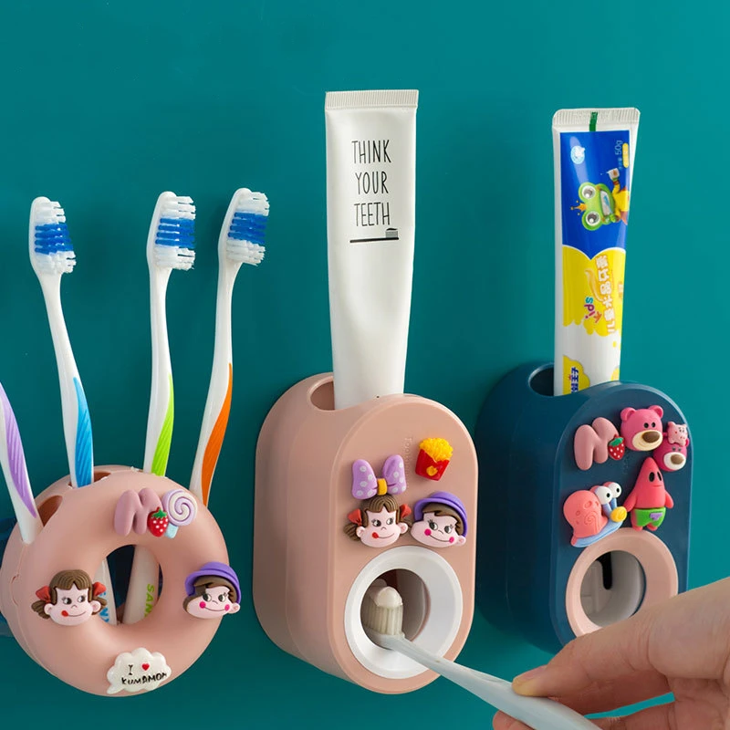 2 x Toothpaste Tube Squeezer Dispenser Bathroom Toothbrush 