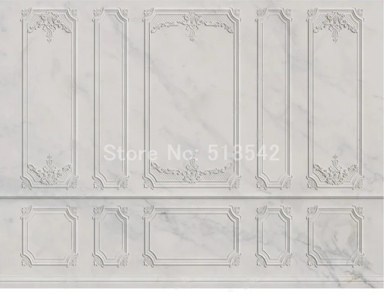 3D Carving Pattern Wallpaper, Foto personalizada, Europeu