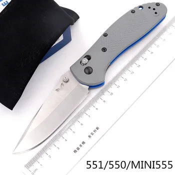 

JUFULE Made 551 G10 handle Mark 20CV / mini nylon 154CM Blade folding Pocket Survival EDC Tool camp hunt outdoor kitchen knife