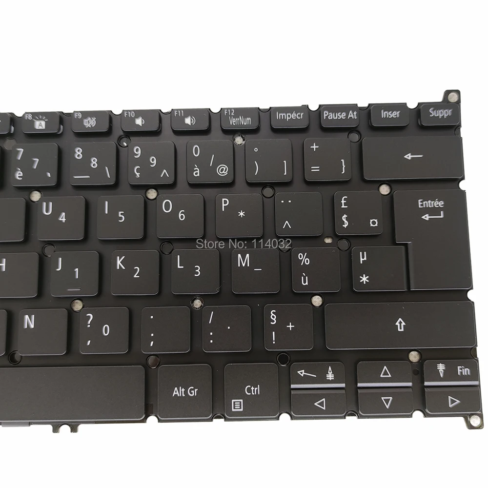 Teclado para Acer Substituição Teclados Backlight 5 51 Sf114-32 fr Francês Sv3p A81bwl Preto Portátil kb Melhor Sp513 52n - Imagem 4