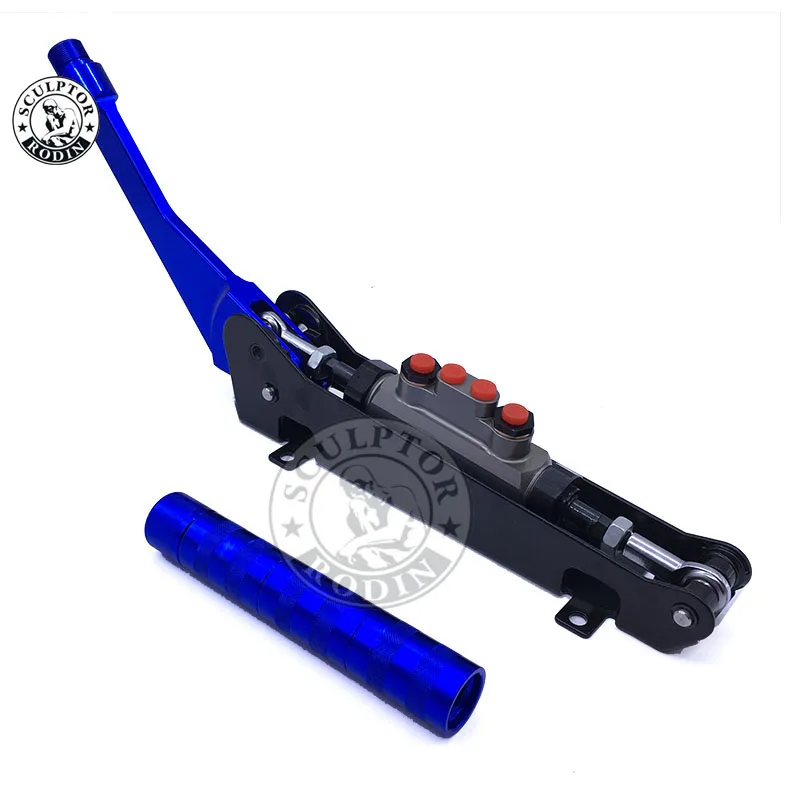 blue Ingegneria тандем Verticale Idraulico комплект Freno Мано E-тормоз, дрифт freno A Mano Per Auto Da Corsa - Цвет: blue