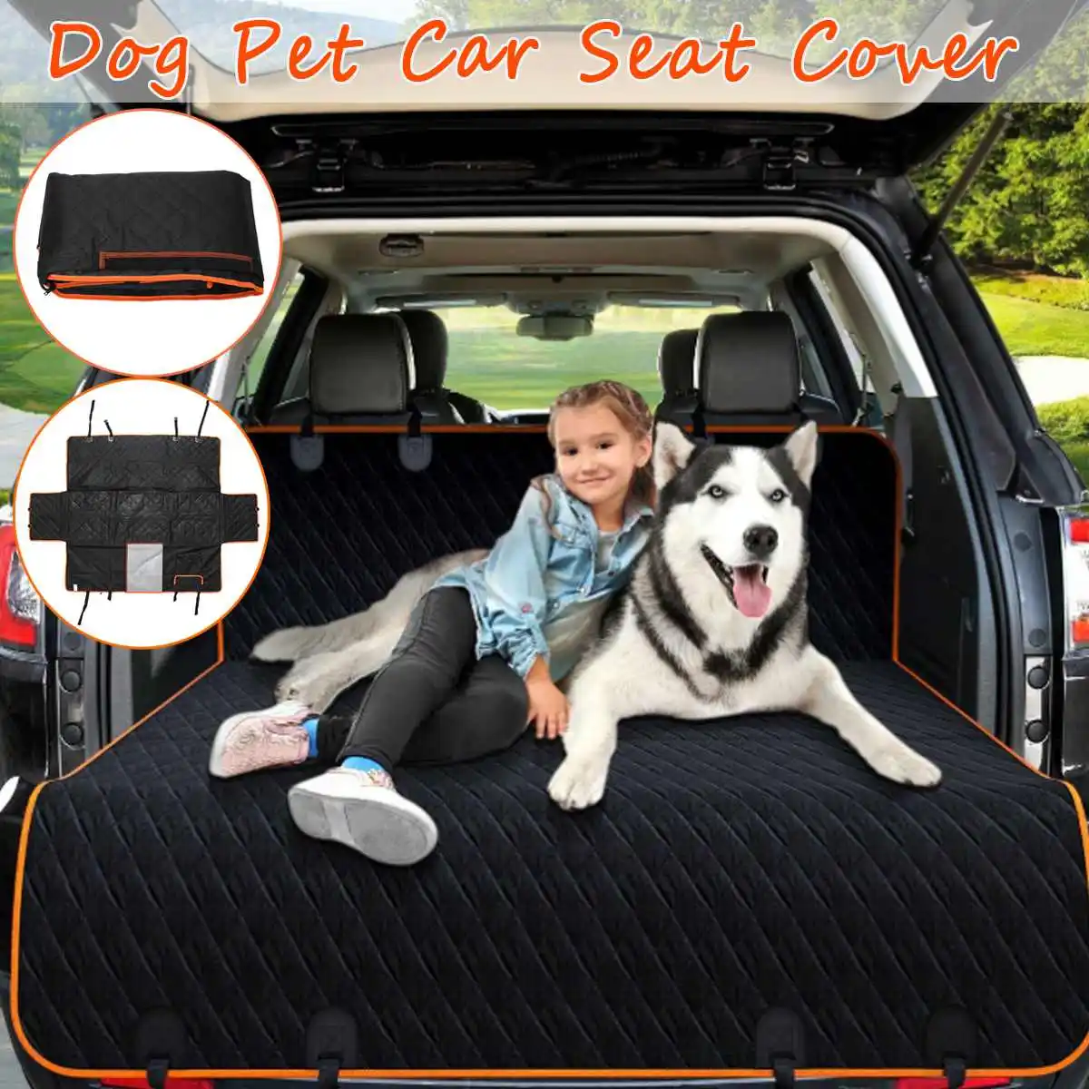 Чехол для сиденья для домашних собак и кошек с сеткой для просмотра и карманом для хранения, автомобильный рюкзак для перевозки животных, коврик для домашних животных, чехол для сиденья для путешествий