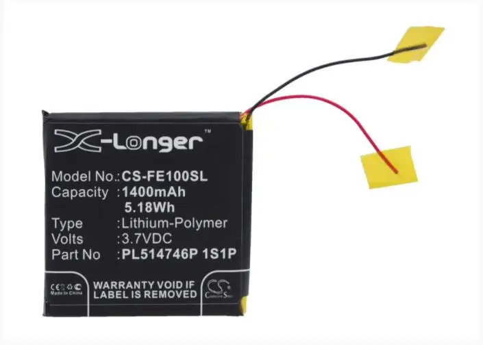 Cameron Sino 1400mAh battery for FIIO E10 E10K E11K PL514746P 1S1P | Электроника