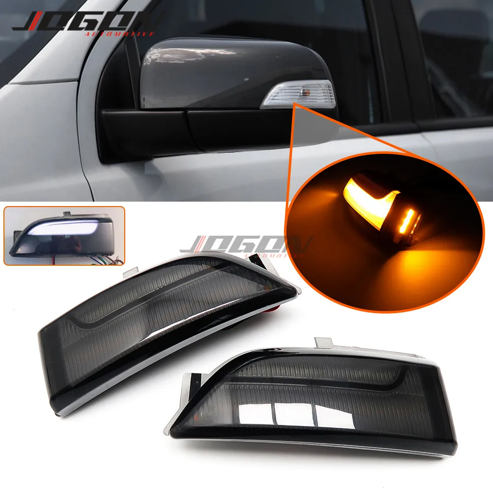 LED Dynamic Side Mirror Blinker Indicator Sequential Light Parking Light For Ford Ranger T6 2012-2019 Raptor Everest