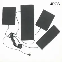 4 в 1 USB теплая паста колодки Быстрый нагрев углеродного волокна грелку безопасный портативный нагревательный коврик-грелка для ткани жилет куртка