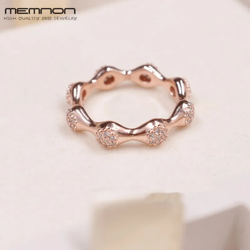 Memnon Новая Осенняя Коллекция love pods кольцо из серебра 925 пробы для женщин anillos с розовым и золотым цветом серебряные ювелирные изделия