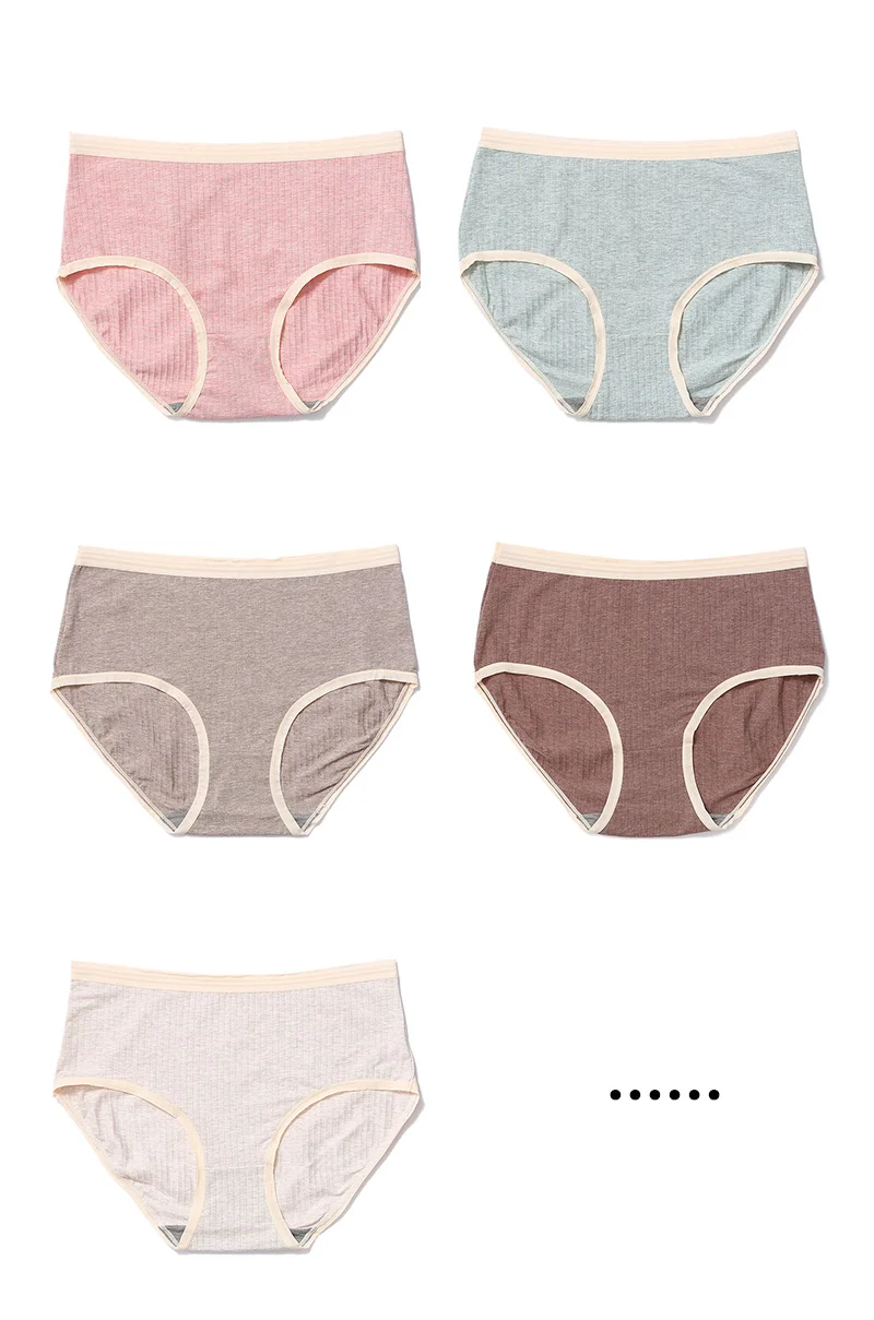 3Pcs/Lot Seamless Cotton Panties Women Underwear Soft High Waist Sexy Briefs Big Size 2XL-4XL Graphene Antibacterial Lingerie