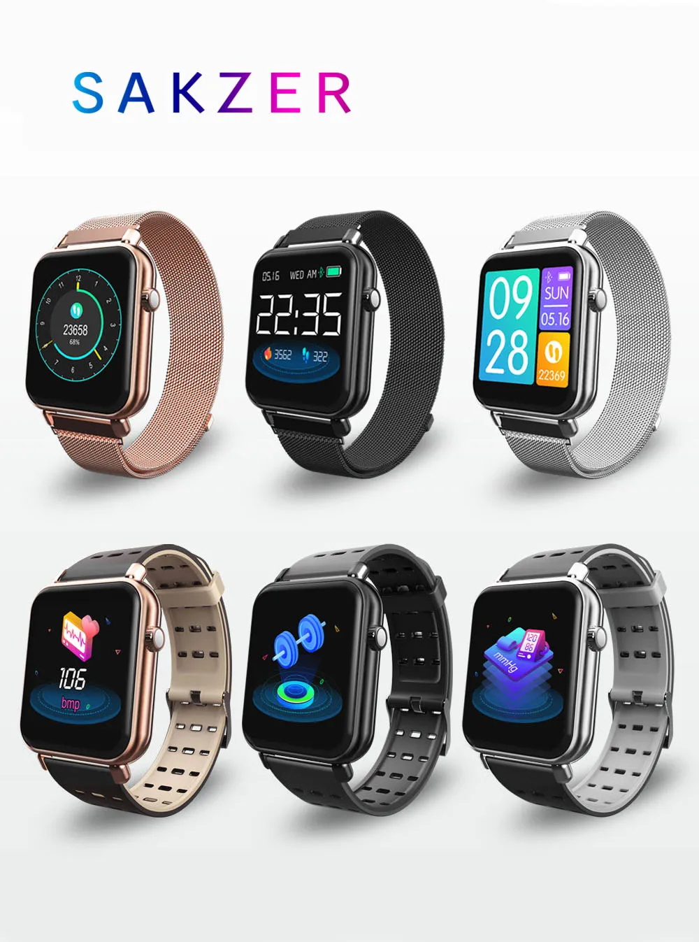 

Y6 Pro Smart Watch IP67 Waterproof Bluetooth Smartwatch Heart Rate Blood Pressure Fitness Tracker For Android IOS PKP69