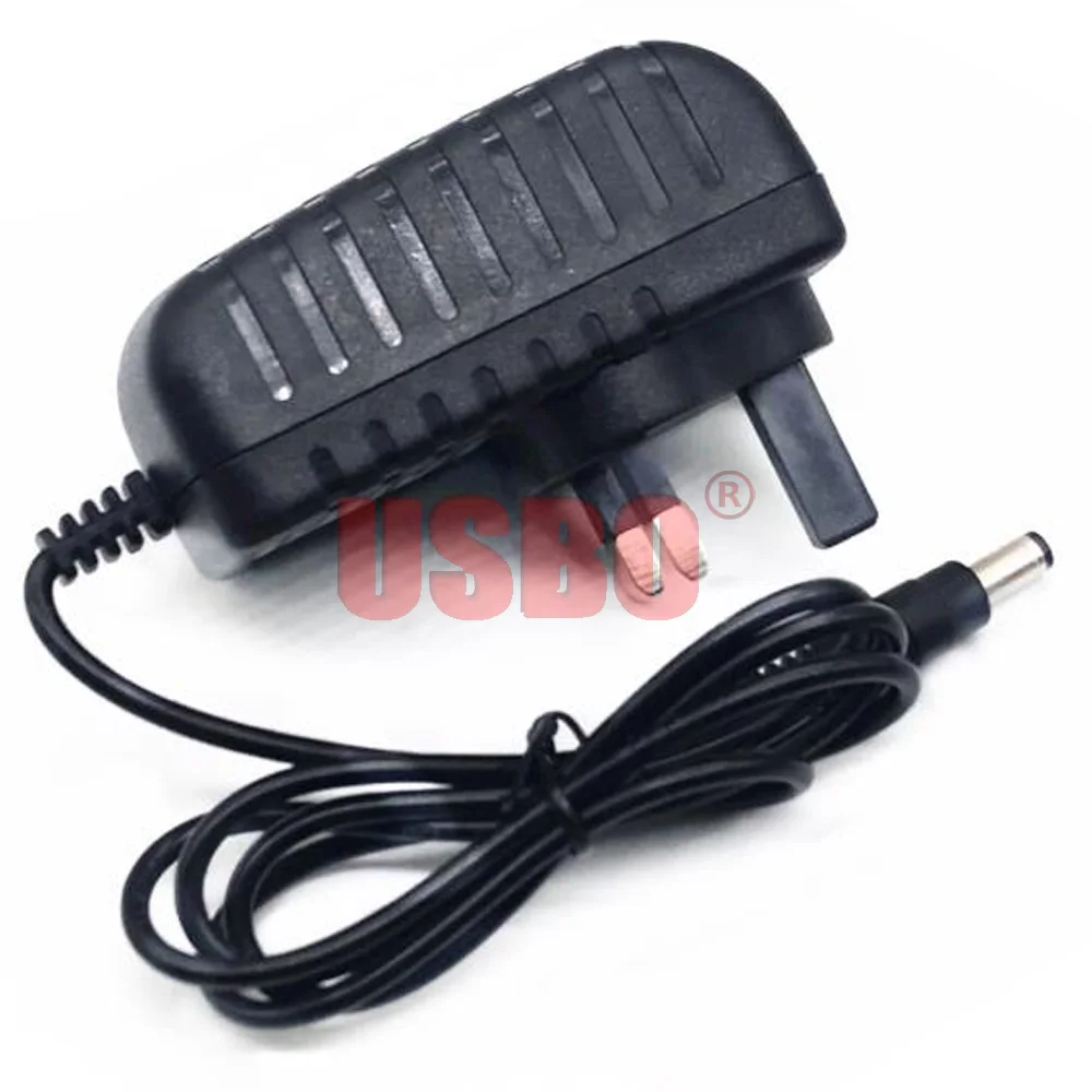 Черный 12V 1A Британский Универсальный 100 V/240C AC в DC 5,5*2,5mm& 5,5*2,1mm UK адаптер питания для Светодиодный светильник бар маршрутизатор с мониторингом