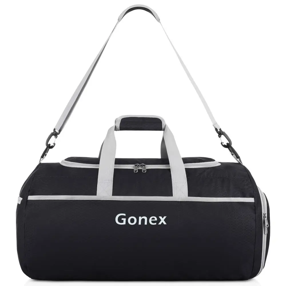 Gonex 90L дорожная сумка для путешествий, посылка, легкая сумка для багажа, сумки для мужчин и женщин, для отдыха, спорта на открытом воздухе, для спортзала, Черная