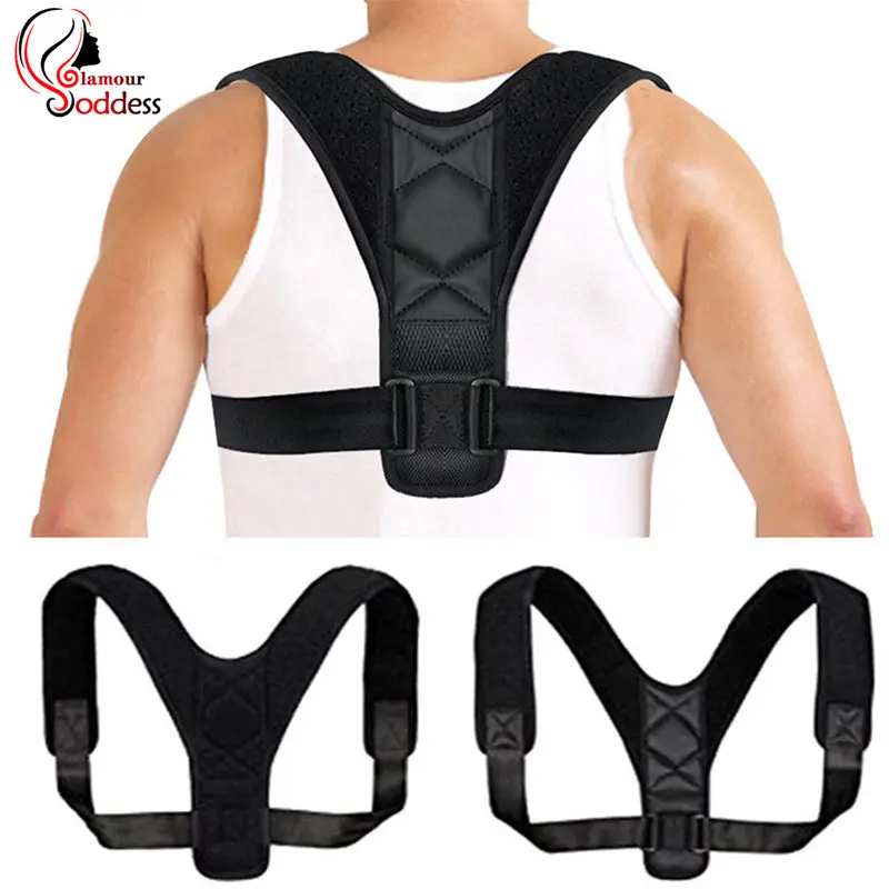

Adjustable Medical Back Posture Corrector Braces Supports Belt Clavicle Spine Back Shoulder Lumbar Posture Correction Men Women
