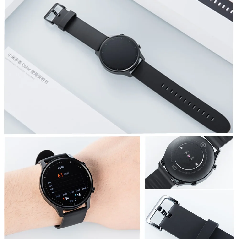 Оригинальные цветные часы Xiaomi Mi 1 39 дюйма AMOLED GPS фитнес трекер 5ATM