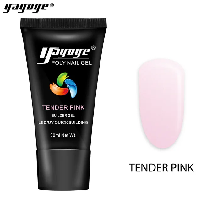 P26-TP yayoge poly gel builder Gel UV Gel Varnish Nail Polish Art Quick Building For Nails Extension Hard Gel Polygel Manicure Nail Art - Цвет: P26-TP