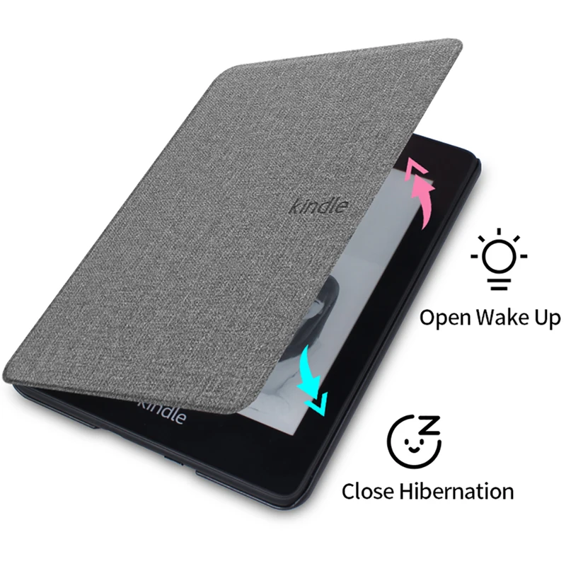 Fabric Magnetic Smart Case for Kindle 2022 - Sleek Protective Cover Sleeve