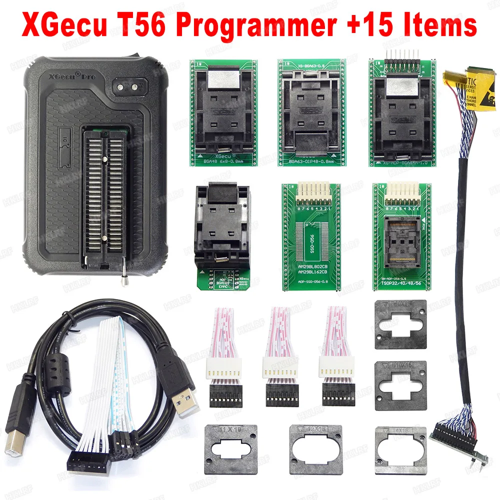 Новейший универсальный программатор XGecu T56 с адаптером BGA63 BGA64 BGA169
