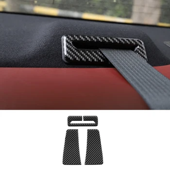 

Car Seat Belt Panel Sticker Frame Interior Trim for Dodge Challenger 2015-2020 Accessories