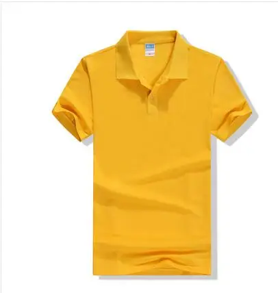 Kpop, рубашка поло, новинка, Женская толстовка, летняя, высокое качество, хлопок, рубашка поло, рубашка с коротким рукавом, топы размера плюс, женская рубашка поло - Цвет: Men  yellow