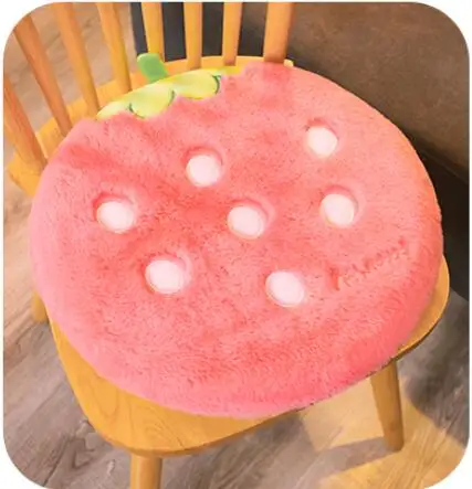 strawberry Игрушек! Милая плюшевая игрушка мультфильм Хаски морковь клубника кактус мягкая Сидящая Подушка круглая подушка подарок на день рождения Рождество 1 шт - Цвет: strawberry