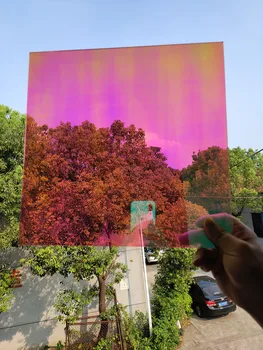 

Sunice Colorful Solar Tint Rainbow Effect Chamelon Window Film Decorative Privacy Glass Sticker Party Christmas Home Decor DIY