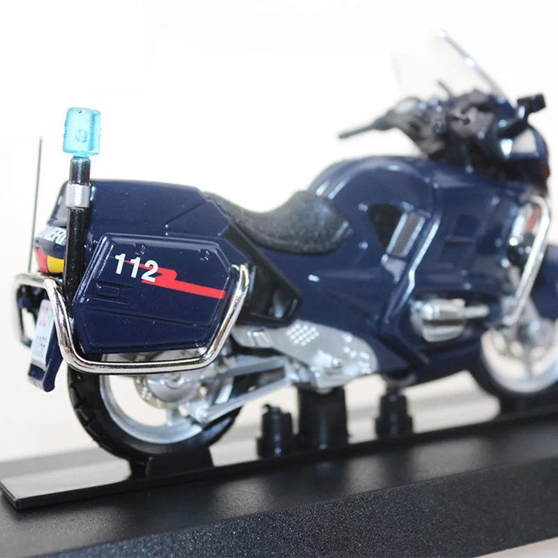 1/24 полицейский автомобиль мотоцикл 850 RT имитационная модель Классический Литой Сплав автомобиль для забавная коллекция детский подарок на день рождения