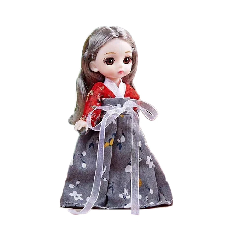 1 шт. 16 см BJD кукла принцессы с китайским костюмом ханьфу старинное ретро платье