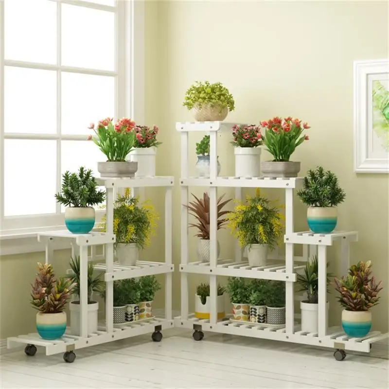 Bunga Estante Flores Table Plantas Estanteria Para Macetas Balkon Etagere напольная Балконная стойка для балкона Цветочная Полка Подставка для растений