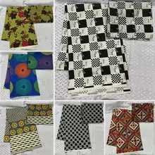 Горячая Распродажа Gahna Стиль атласная шелковая ткань с органзой Африканский Воск дизайн! TAN01