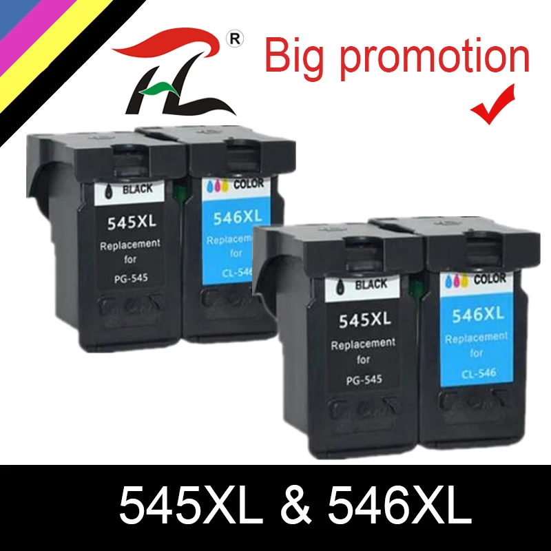 YLC Восстановленный 545XL 546XL чернильный картридж для Canon PG545XL CL546XL Pixma IP2850 MX495 MG2450 MG2550