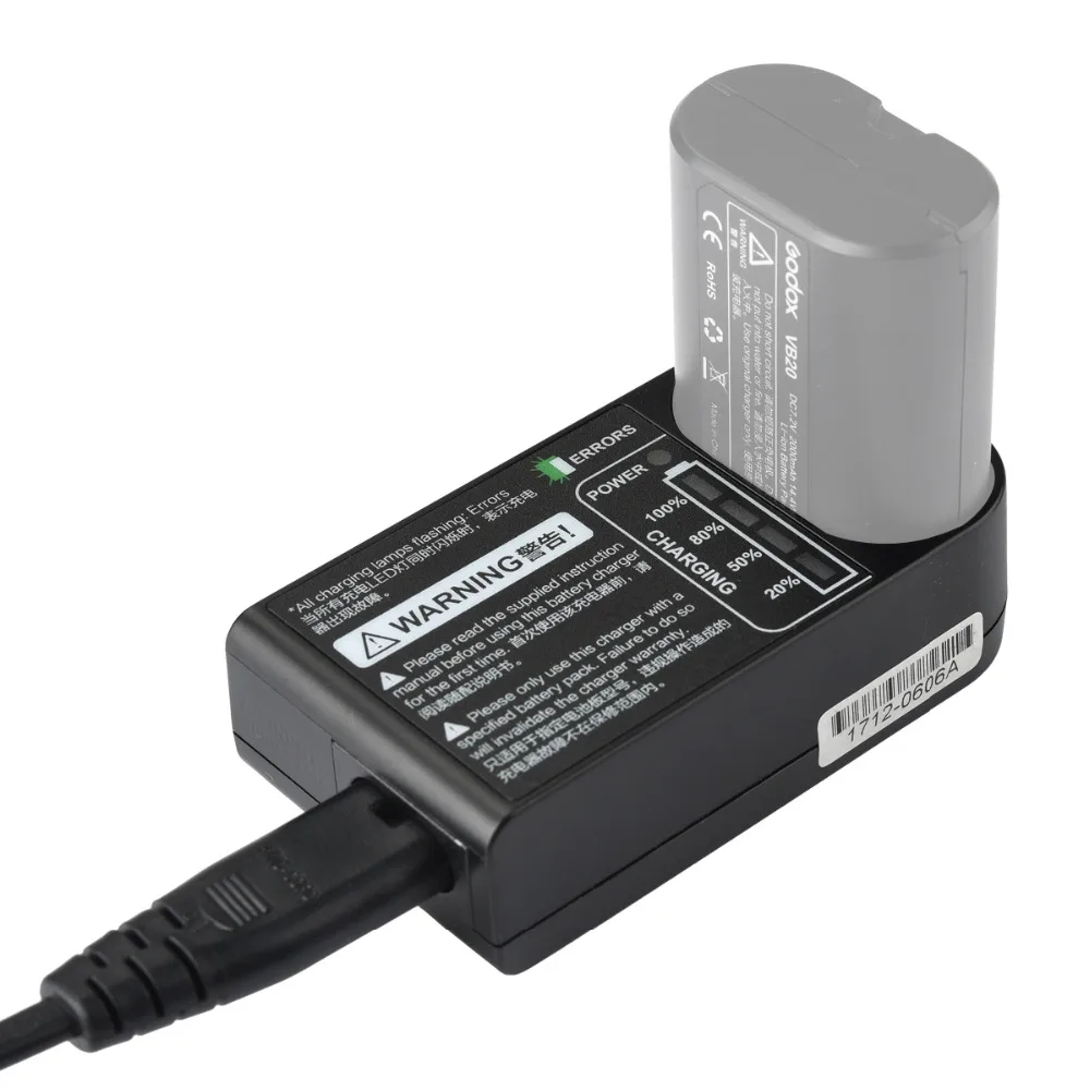Godox зарядное устройство C20 для Godox V350S батарея VB20