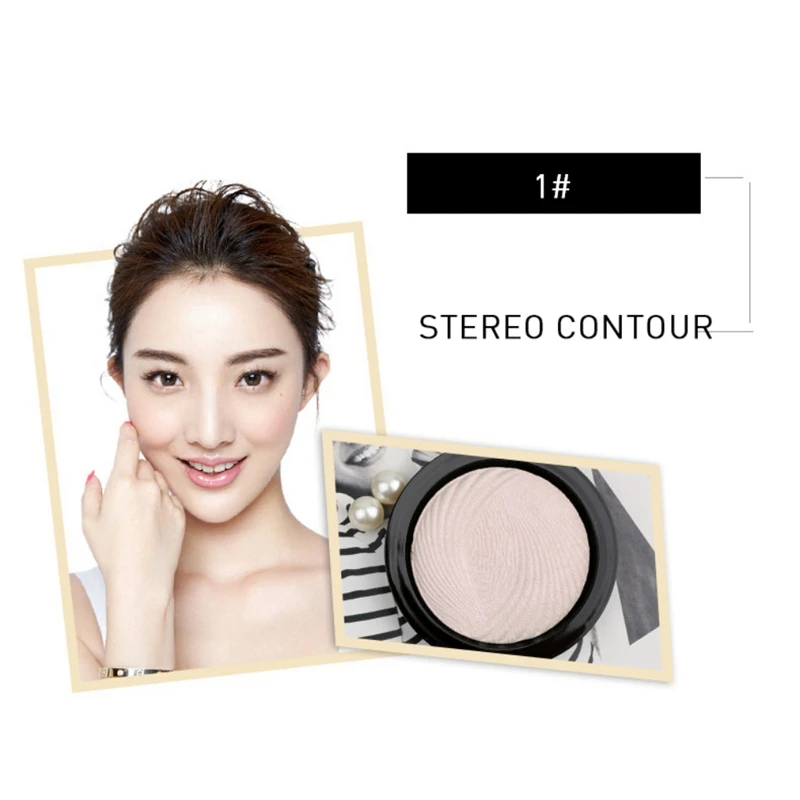 Мерцающий Блеск хайлайтер пудра палитра прочный водонепроницаемый легко окрашивается высокий блеск ремонт Палетка с пудрой макияж