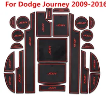 Для Dodge Journey JC Fiat Freemont 2009- 3D резиновый коврик слот-коврик для двери чашка Подушка паз коврик Lnterior Противоскользящий коврик наклейки