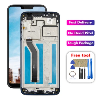 

For Motorola Moto G7 Power XT1955-5 XT1955-6 LCD Display Touch Screen Digitizer Assembly With Frame