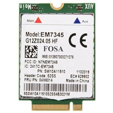 Notebook Wireless Network Card for Lenovo EM7345 LTE 4G Module FRU 04X6014 T450 X250 X240 T440