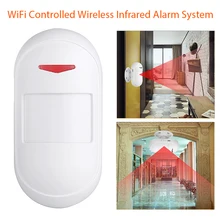 WiFi Контролируемая PIR Беспроводная инфракрасная система сигнализации автоматический детектор Предупреждение складское наблюдение 433 МГц Противоугонный датчик движения