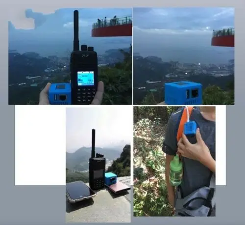 Синяя нано точка доступа MMDVM NanoPi UHF 433 МГц 3D оболочка ветчина DIY набор для DMR D