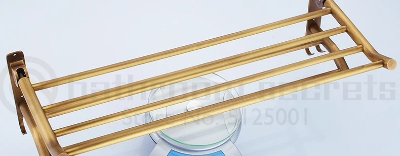 Antique All Copper Towel Rack Bathroom Folding Towel Rack Towel Rack Bathroom Rack Towel Bar European Towel Hanger Bathroom