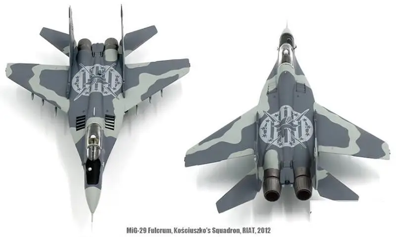 JC Крылья Mikoyan MiG-29 Fulcrum-польские ВВС 1/72 литая модель самолета