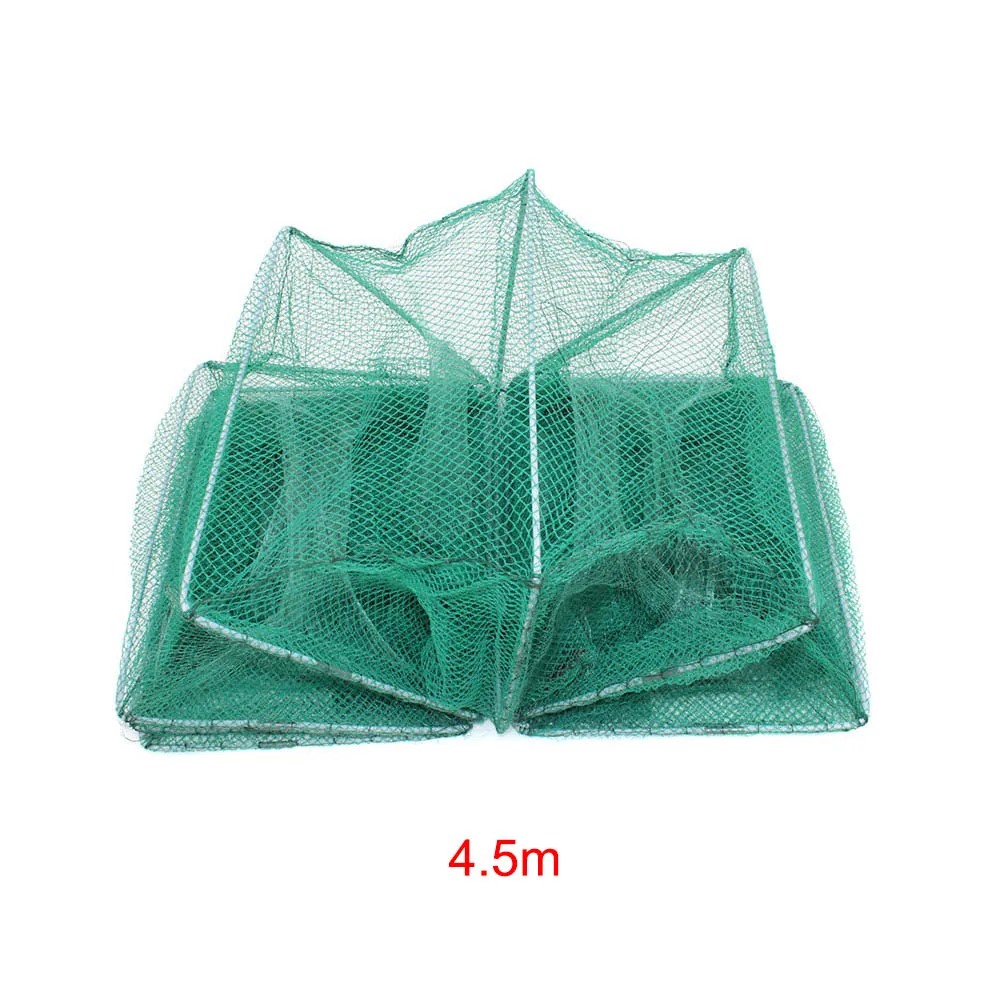 As show Shrimp Cage Fishing Net Catcher Trap Foldable Portable For Crab Crayfish Lobster FOU99 - Color: As show