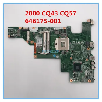 

High quality For 2000 CQ43 CQ57 Laptop motherboard 646175-001 646175-501 646175-601 01015NH00-J09-G 100% working well