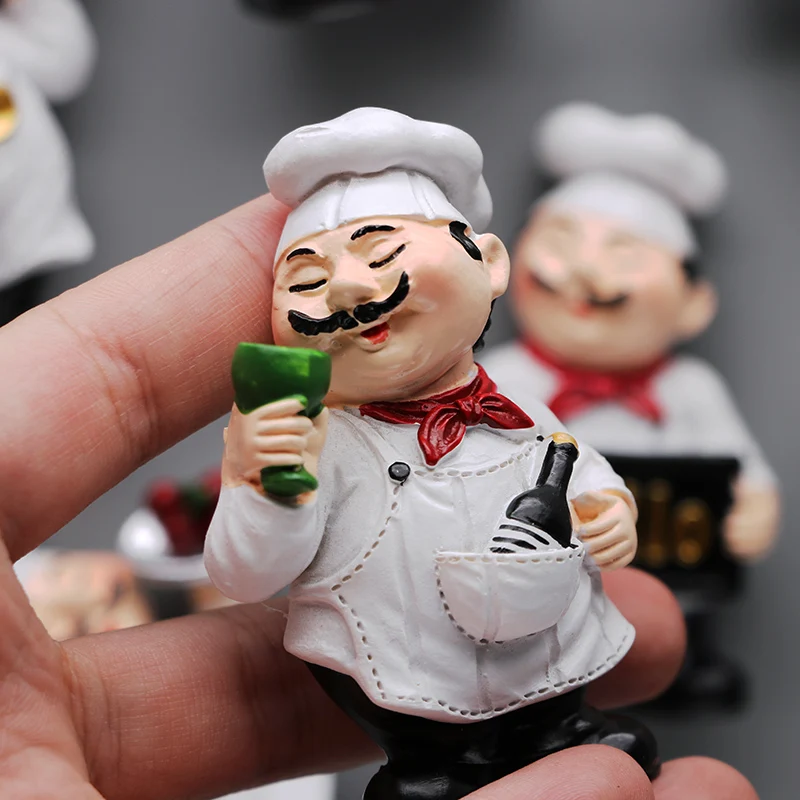 Restaurant Chef 3D Fridge Magnet