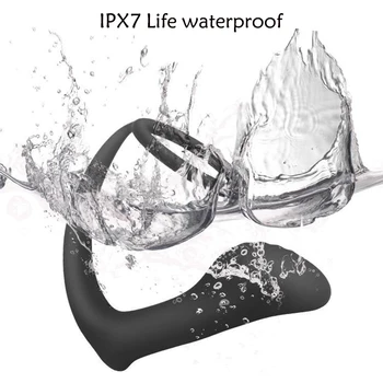 Prostate Massager Anal Vibrator Male Delay Ejaculation Ring Anal Plug Prostate Stimulator Cock Rings Vibration for Sex Toys 6