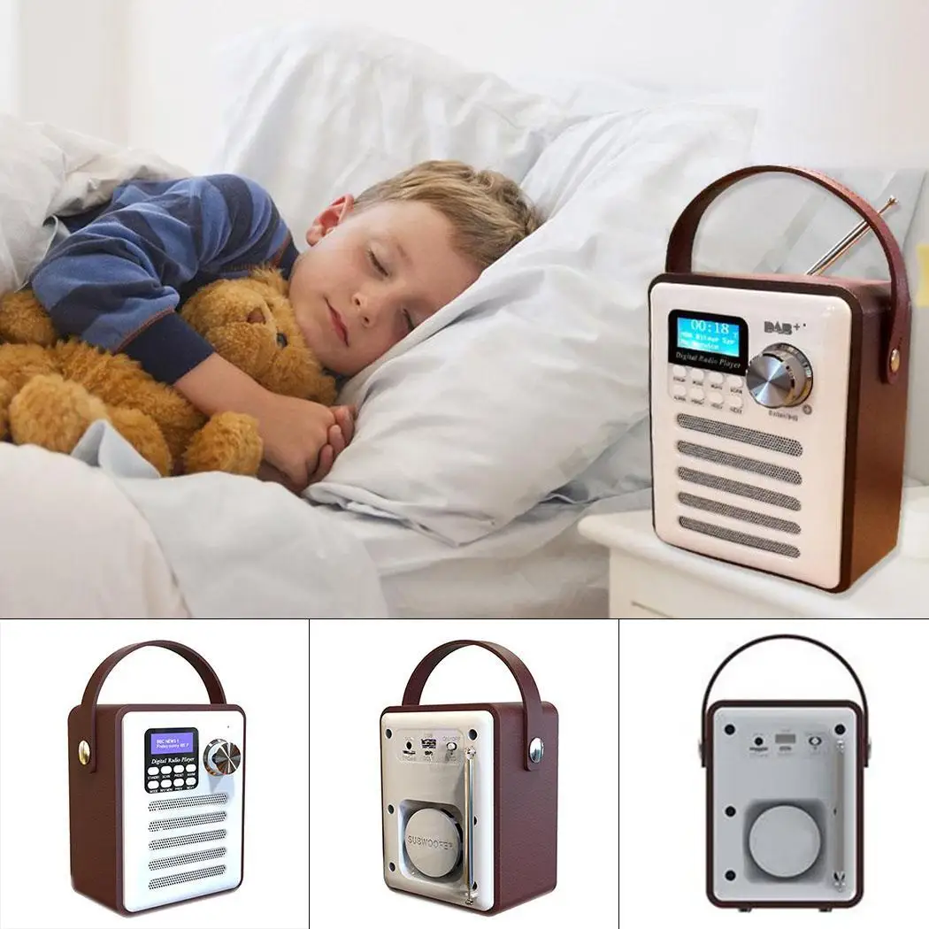 Цифровое радио FM частота DAB Бытовая RMS 5 0 Вт (THD + N = 10% f0 1 кГц) Bluetooth цифровая&gt 70 dBA 49