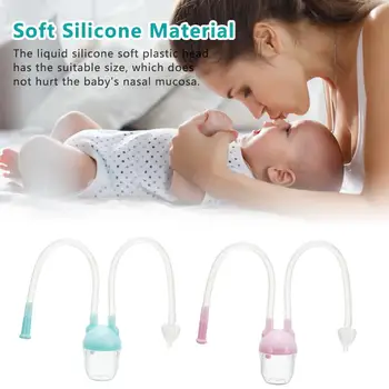 

Baby Silicone Catheter Aspirator Straw Suction Device Baby Anti-backflow Catheter Aspirator Nose Cleaner