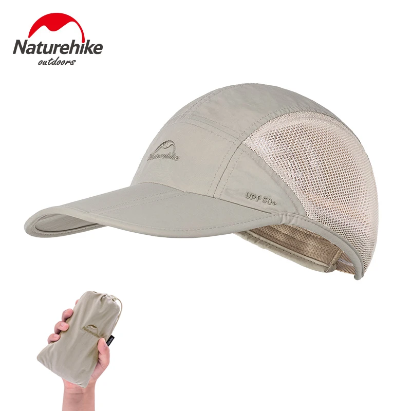 

Naturehike Men Women Folding Climbing Peaked Cap Baseball Cap Outdoor Breathable Camping Hiking Quick Drying Trekking Sun Hat