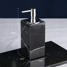  1pc Nordic Soap Liquid Bottle Natural Marble Home Hand Soap Dispenser Bottle Container Wristband Dispenser Bathroom Accessories 