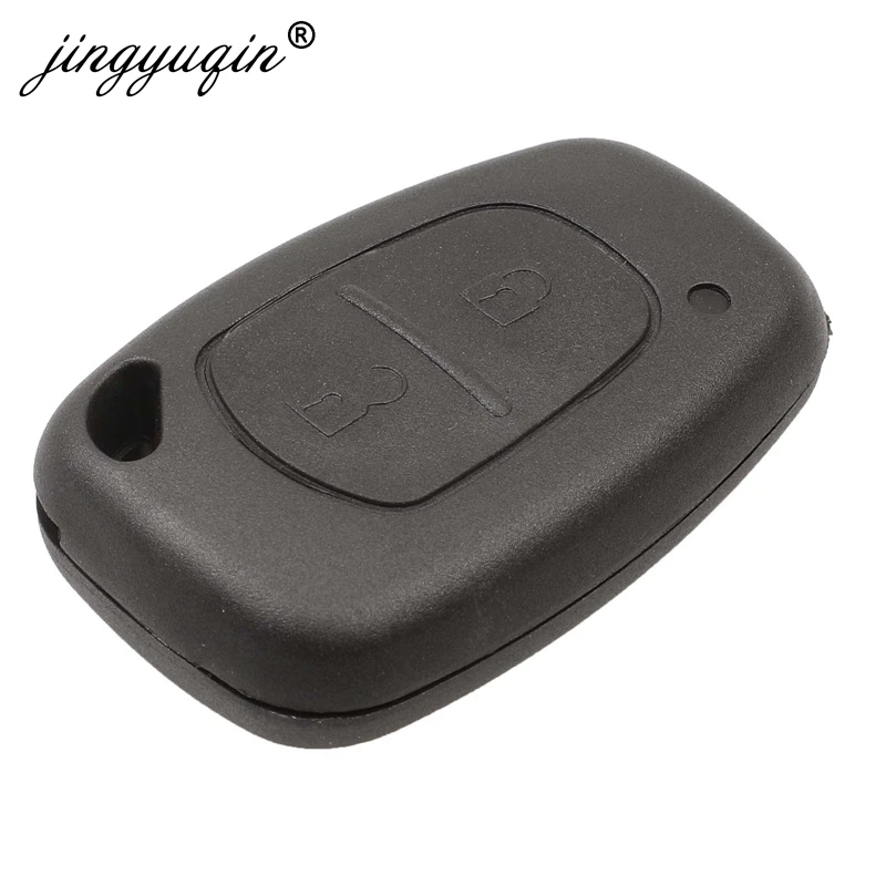 Jingyuqin 50 шт./лот 2 кнопки дистанционного ключа оболочки для Renault Opel Vauxhall Nissan Vivaro Traffic