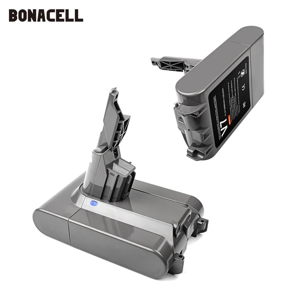 Tick violent Bring Bonacell 6000mah 21.6v Replacement Battery For Dyson V7 Animal V7 Motorhead Pro  V7 Trigger V7 Vacuum Cleaners Cordless Hepa V7 - Rechargeable Batteries -  AliExpress