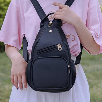 

HOCODO Fashion Ladies Small Backpack Oxford Waterproof Women Backpack Multi-Pocket Casual Travel Shoulder Bags For Teenage Girls