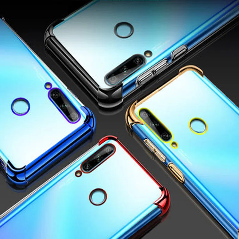 Красный цвет для huawei Enjoy 10 Plus Чехол подушки безопасности буфера полная защита чехол для huawei Enjoy 10 Plus ТПУ противоударный задняя крышка