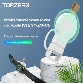 

Magnetic Mini Wireless Charger For Apple Watch 5/4/3/2/1 Portable Fast USB Wireless Charging For iWatch 1 2 3 4 5 Charge Adapter